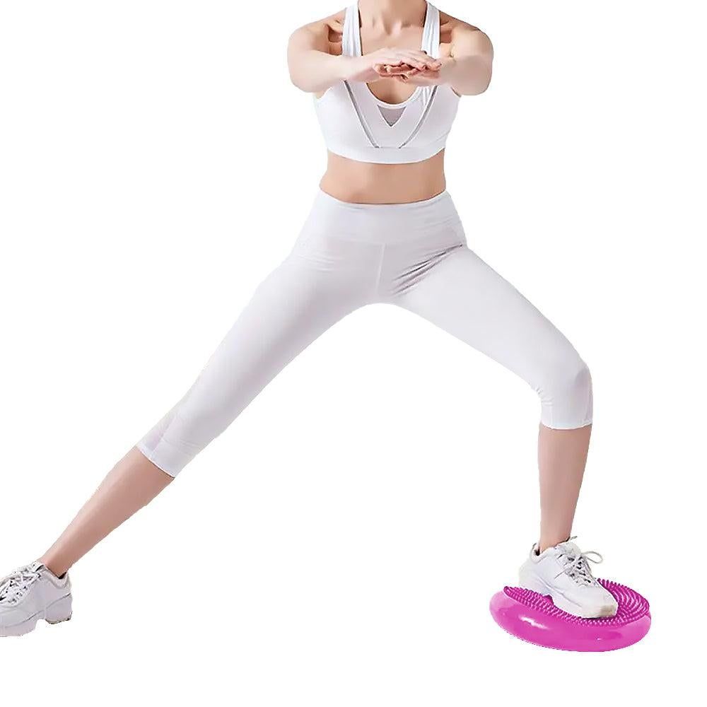 Yoga Training Mat Exercise Balance Stability Cushion Yoga Training Accessories Rose Red V1308-DSZKI-249-2