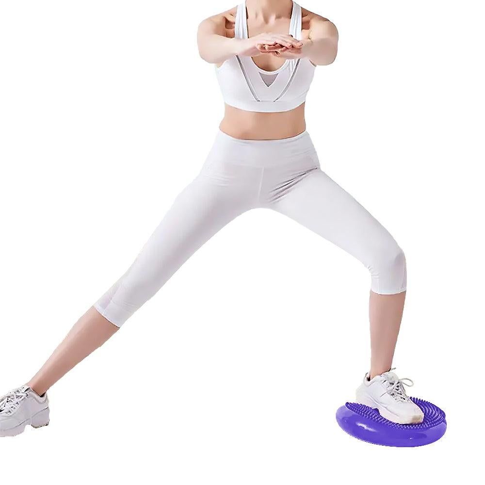 Yoga Training Mat Exercise Balance Stability Cushion Yoga Training Accessories Purple V1308-DSZKI-249-3