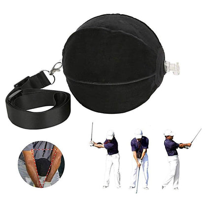 Inflatable Golf Impact Ball Golf Swing Trainer Aid Pratice Posture Correction Adjustable Arm Motion Guide V1308-DSZKI-250