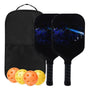 Fiberglass Pickleball Racket Set Pickleball Paddle with 4 Balls Style 1 V1308-DSZKI-251-2