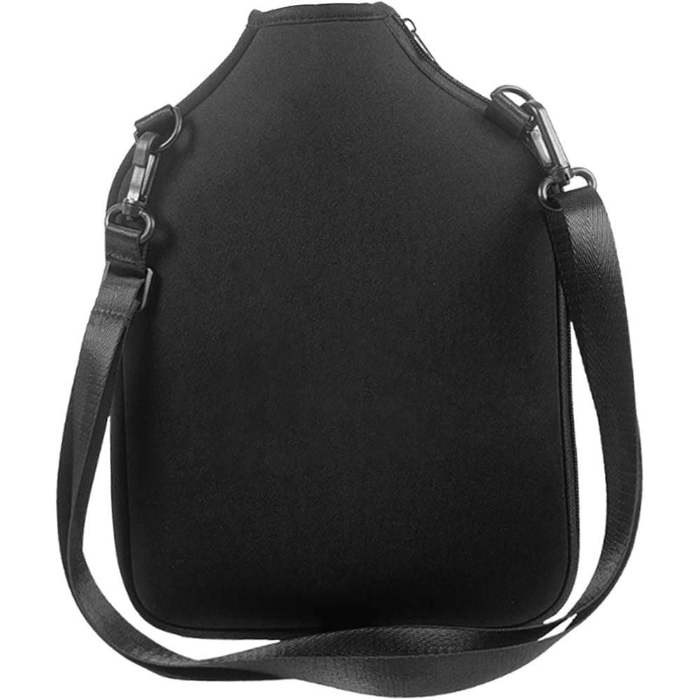 Pickleball Paddle Bag with Adjustable Shoulder Strap and Hanging Hook Black V1308-DSZKI-253-1