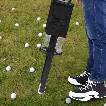 Portable Golf Ball Retriever Shag Bag - Holds Up to 70 Balls Black V1308-DSZKI-254-1
