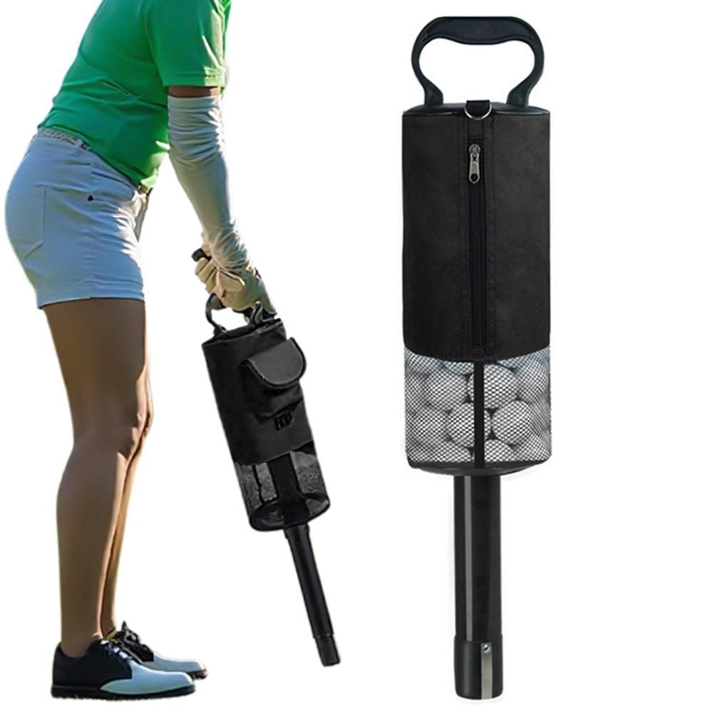 Portable Golf Ball Retriever Shag Bag - Holds Up to 70 Balls Red V1308-DSZKI-254-2