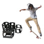 4 Pieces Skater Trick Trainers Silicone Skateboard Wheel Stop Covers Skater Skill Training Tools Black V1308-DSZKI-255-2