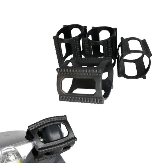 4 Pieces Skater Trick Trainers Silicone Skateboard Wheel Stop Covers Skater Skill Training Tools Black V1308-DSZKI-255-2