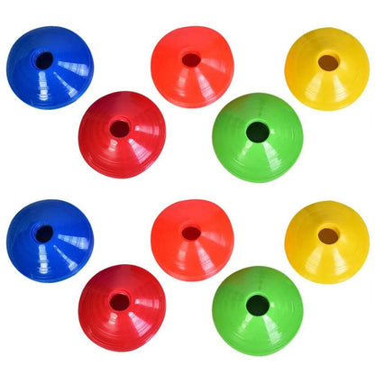 50Pcs Soccer Cones with Storage Bags and Brackets Sports Training Marker Discs V1308-DSZKI-257