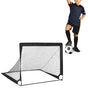 Portable Soccer Goal Net Quick Set-up Training Equipment for Backyard Soccer Black V1308-DSZKI-259-1