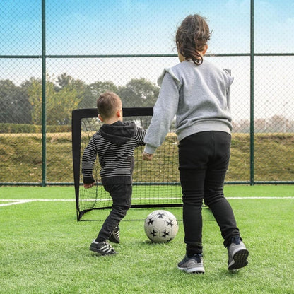 Portable Soccer Goal Net Quick Set-up Training Equipment for Backyard Soccer Black V1308-DSZKI-259-1