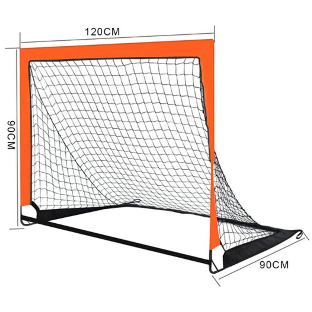 Portable Soccer Goal Net Quick Set-up Training Equipment for Backyard Soccer Orange V1308-DSZKI-259-2