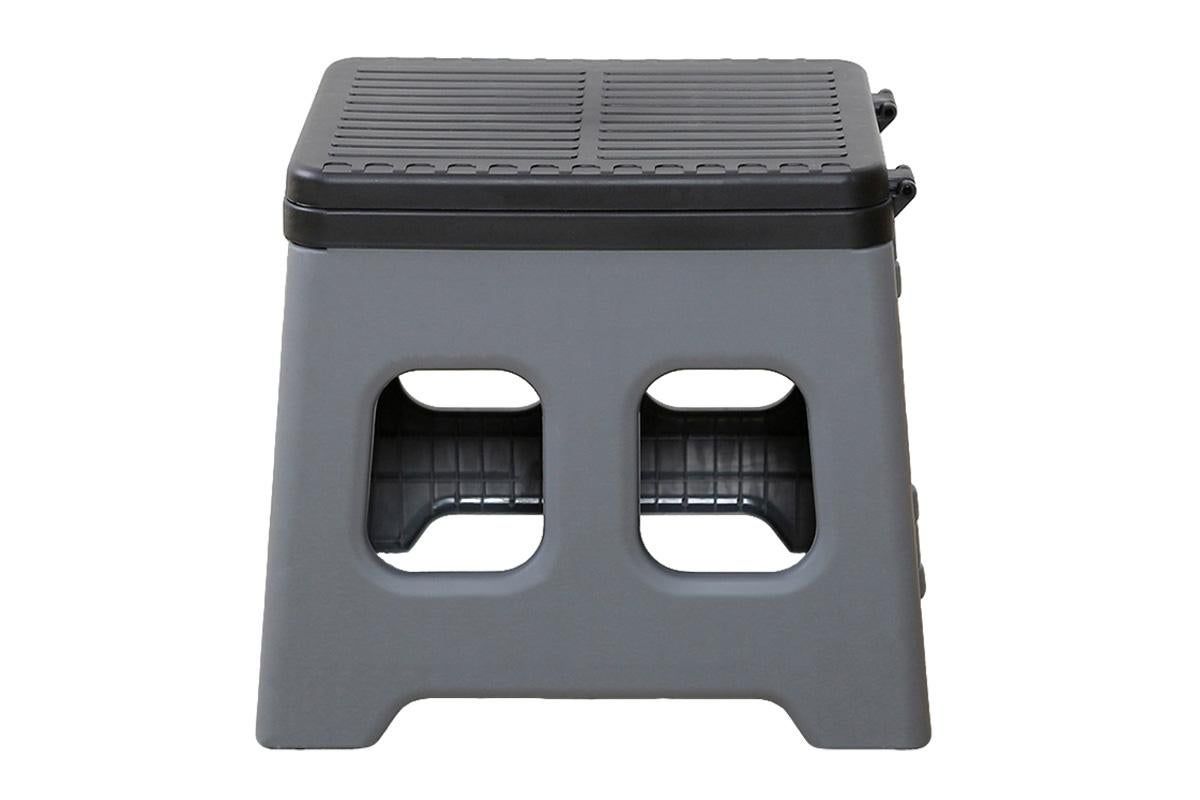 Portable Folding Toilet for Camping & Travel - Grey V1308-DSZKI-26-1