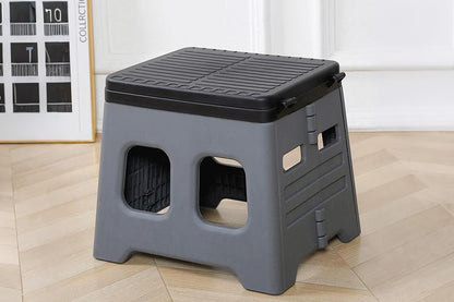 Portable Folding Toilet for Camping & Travel - Grey V1308-DSZKI-26-1