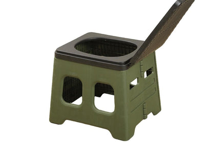 Portable Folding Toilet for Camping & Travel - Green V1308-DSZKI-26-2