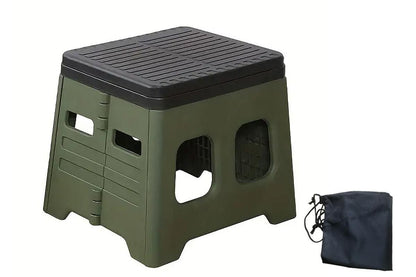 Portable Folding Toilet for Camping & Travel - Green V1308-DSZKI-26-2
