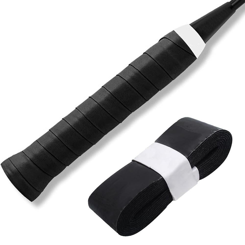 10 Pcs Tennis Racket Grip Tape PU Anti-Slip Overgrip Black V1308-DSZKI-260-1