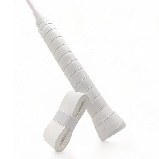10 Pcs Tennis Racket Grip Tape PU Anti-Slip Overgrip White V1308-DSZKI-260-3