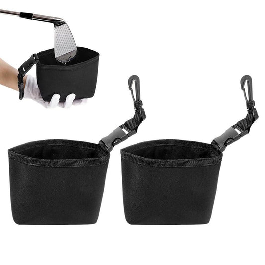 2Pcs Waterproof Golf Club and Ball Cleaning Bag Portable Dry Exterior Cleaning Pouch V1308-DSZKI-263