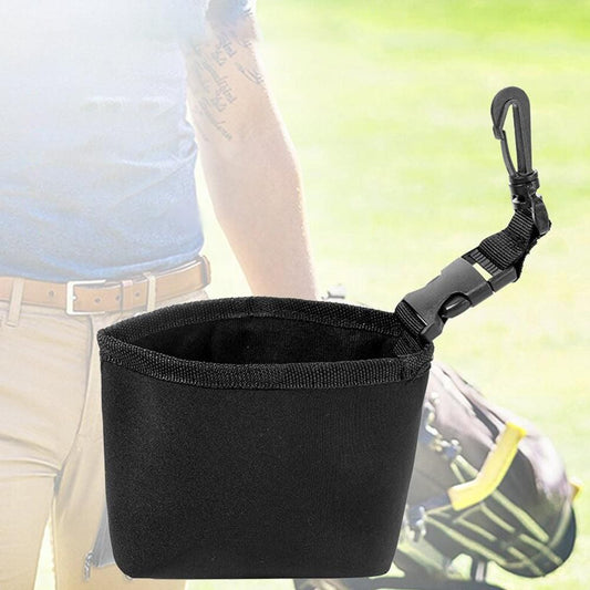 2Pcs Waterproof Golf Club and Ball Cleaning Bag Portable Dry Exterior Cleaning Pouch V1308-DSZKI-263