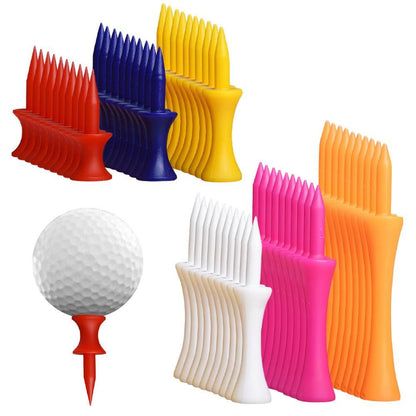 60Pcs Set Plastic Golf Castle Tees Step Down Colorful Tees for Practice V1308-DSZKI-264