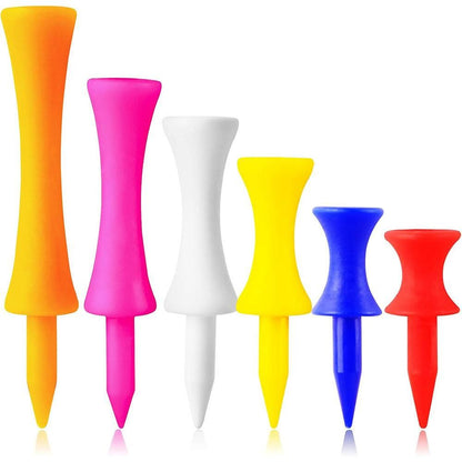 60Pcs Set Plastic Golf Castle Tees Step Down Colorful Tees for Practice V1308-DSZKI-264