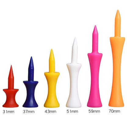 60Pcs Set Plastic Golf Castle Tees Step Down Colorful Tees for Practice V1308-DSZKI-264