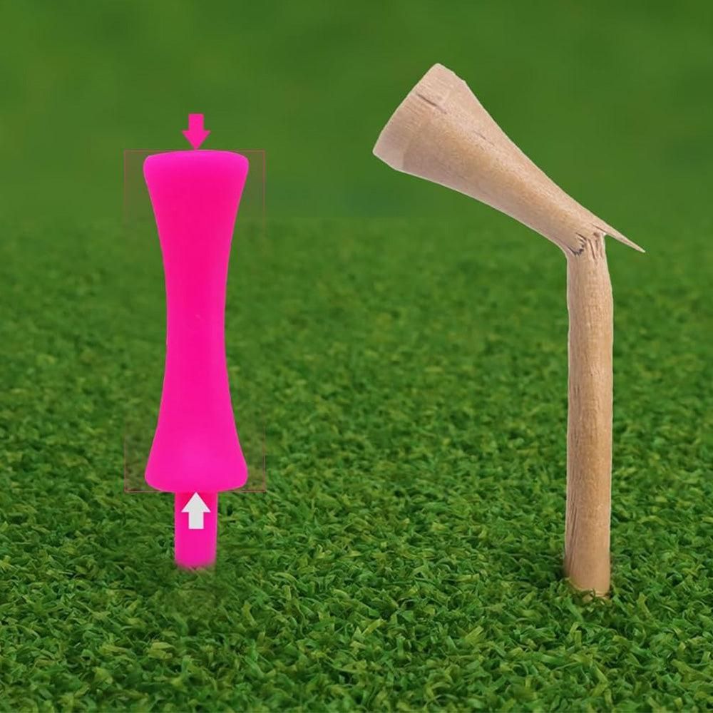 60Pcs Set Plastic Golf Castle Tees Step Down Colorful Tees for Practice V1308-DSZKI-264