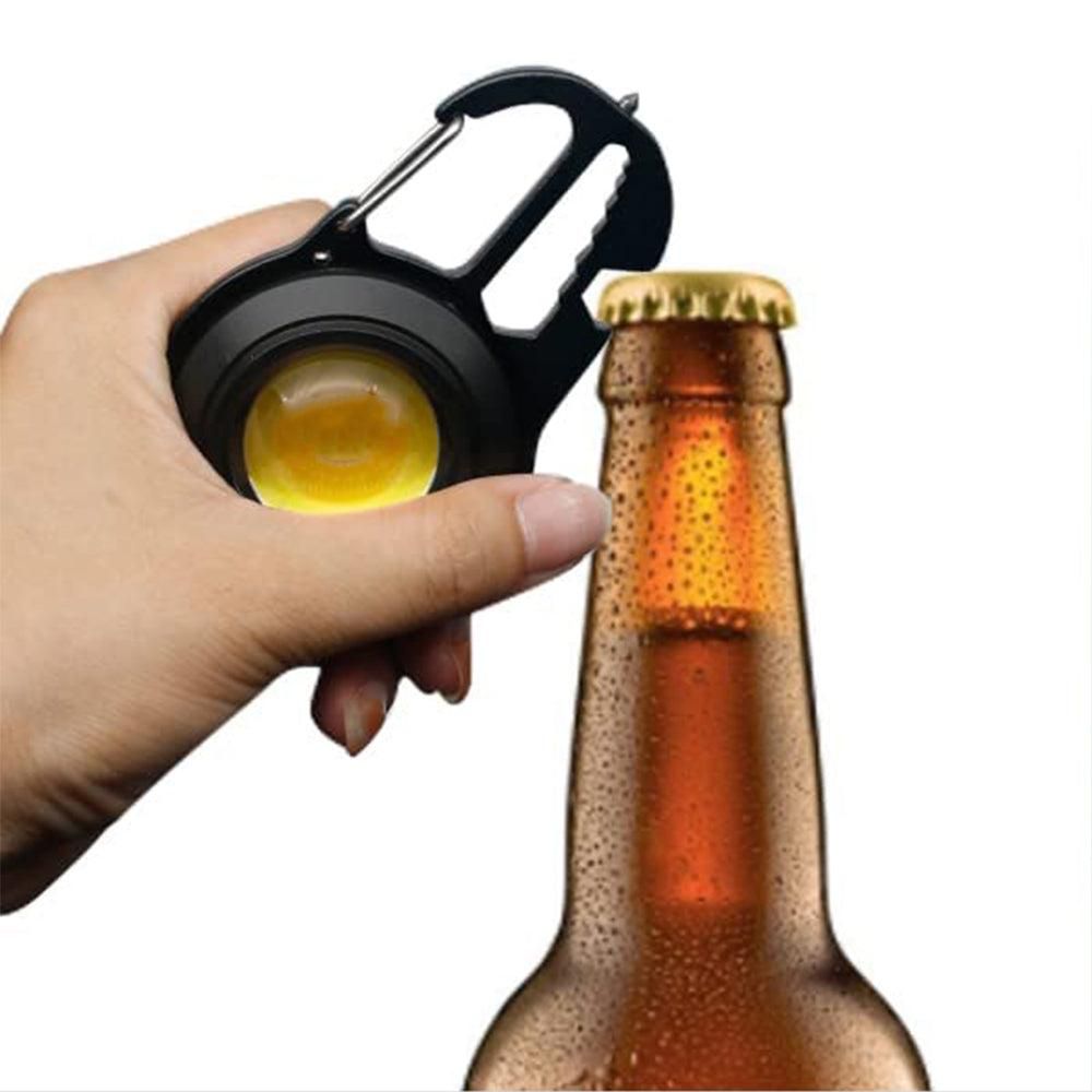 Mini COB LED Key Ring Flashlight Work Light Pocket Rechargeable Torch Camping V1308-DSZKI-266
