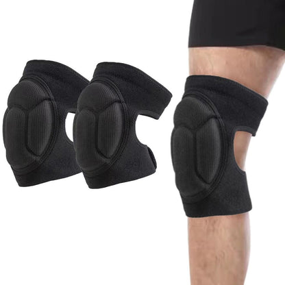 Pair of Knee Pads Anti-Slip Knee Protector Braces for Work Sports Grey - S V1308-DSZKI-267-1
