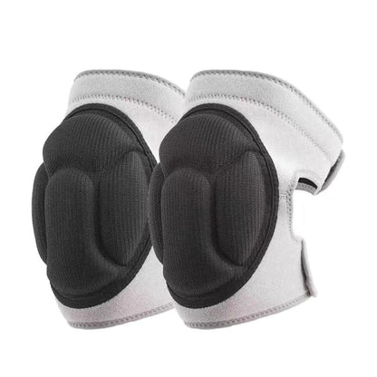 Pair of Knee Pads Anti-Slip Knee Protector Braces for Work Sports Grey - M V1308-DSZKI-267-2