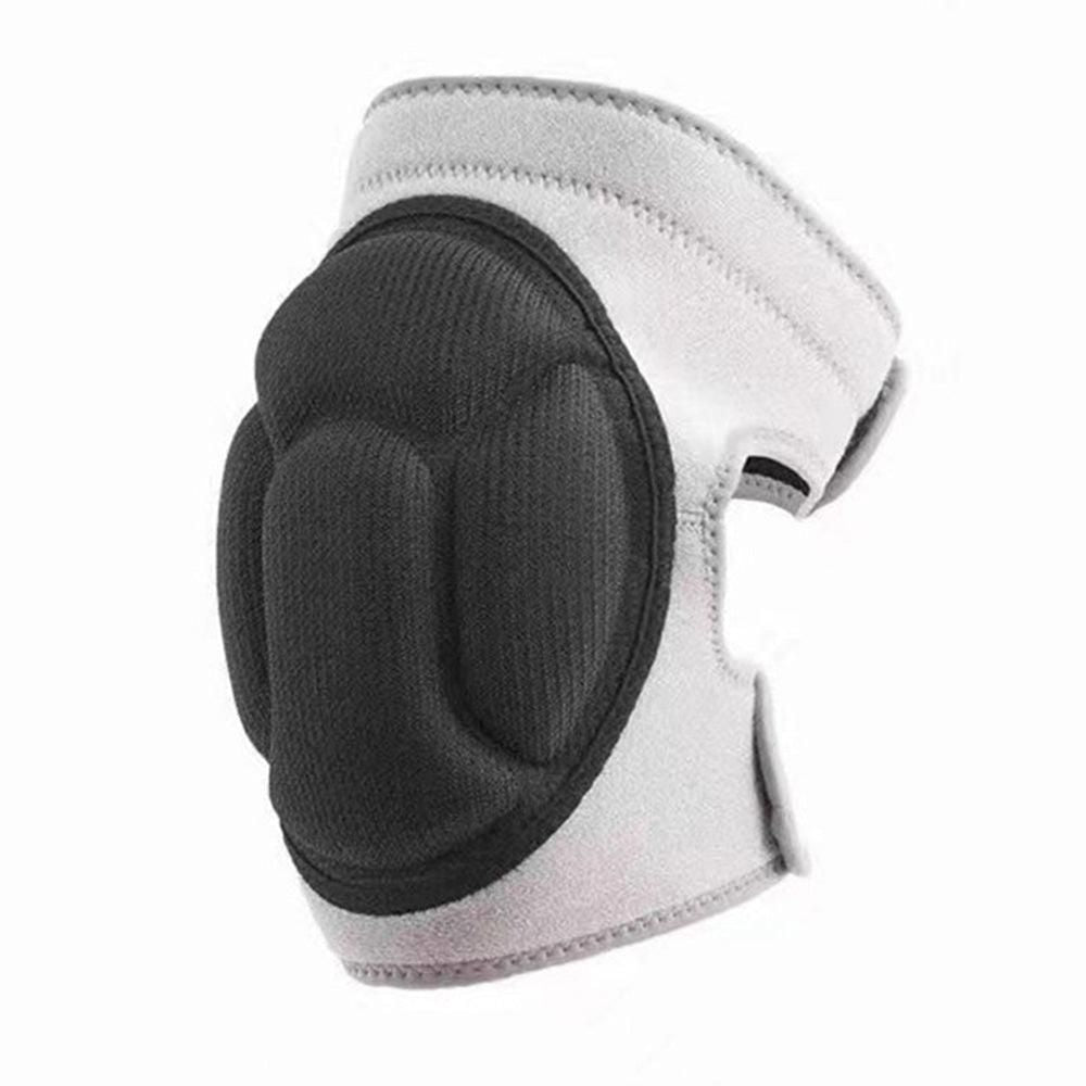 Pair of Knee Pads Anti-Slip Knee Protector Braces for Work Sports Grey - L V1308-DSZKI-267-3