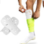 Pair of Soccer Shin Guards Breathable Calf Protective Gear for Adults White V1308-DSZKI-270-1
