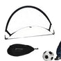 Portable Pop-Up Soccer Goal Set with 3 Ground Pegs and Carry Storage Bag Black V1308-DSZKI-271-1