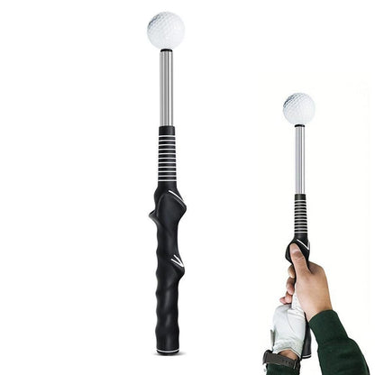 Retractable Golf Swing Training Aid Golf Grip Trainer Attachment for Chipping Hitting V1308-DSZKI-272