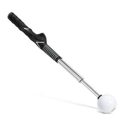 Retractable Golf Swing Training Aid Golf Grip Trainer Attachment for Chipping Hitting V1308-DSZKI-272