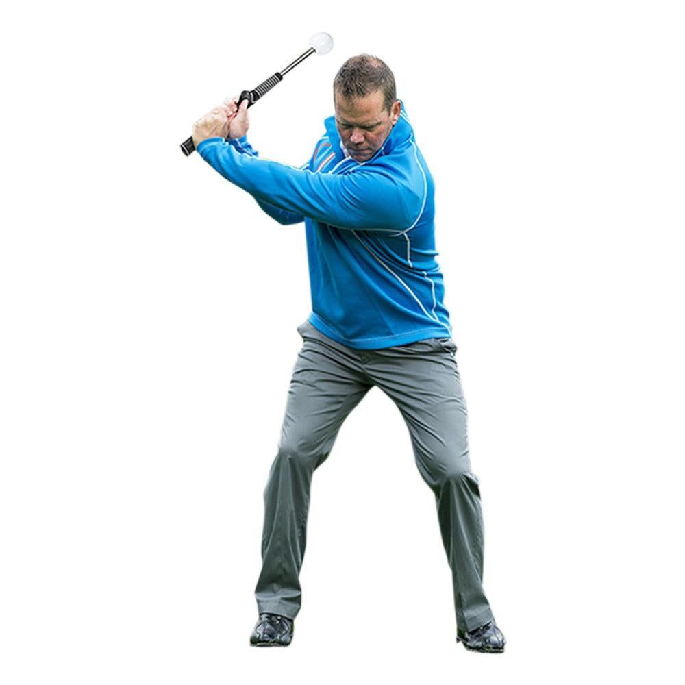Retractable Golf Swing Training Aid Golf Grip Trainer Attachment for Chipping Hitting V1308-DSZKI-272
