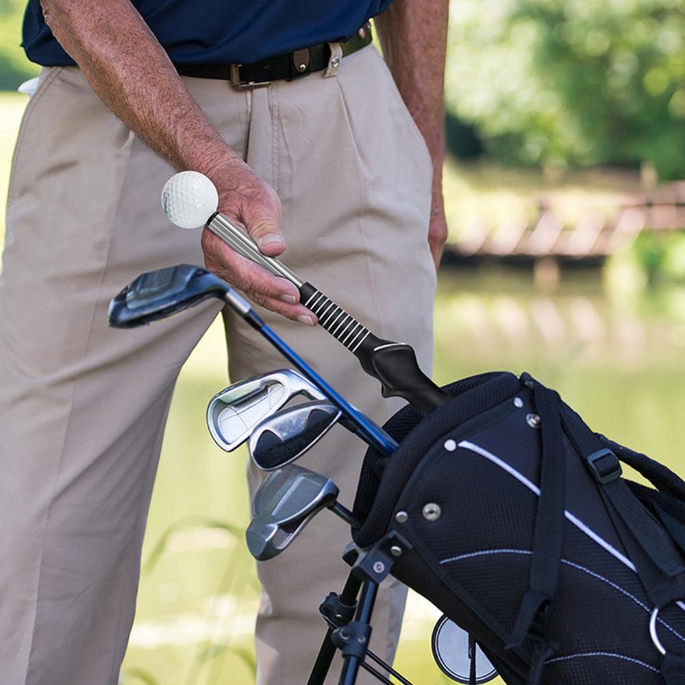 Retractable Golf Swing Training Aid Golf Grip Trainer Attachment for Chipping Hitting V1308-DSZKI-272