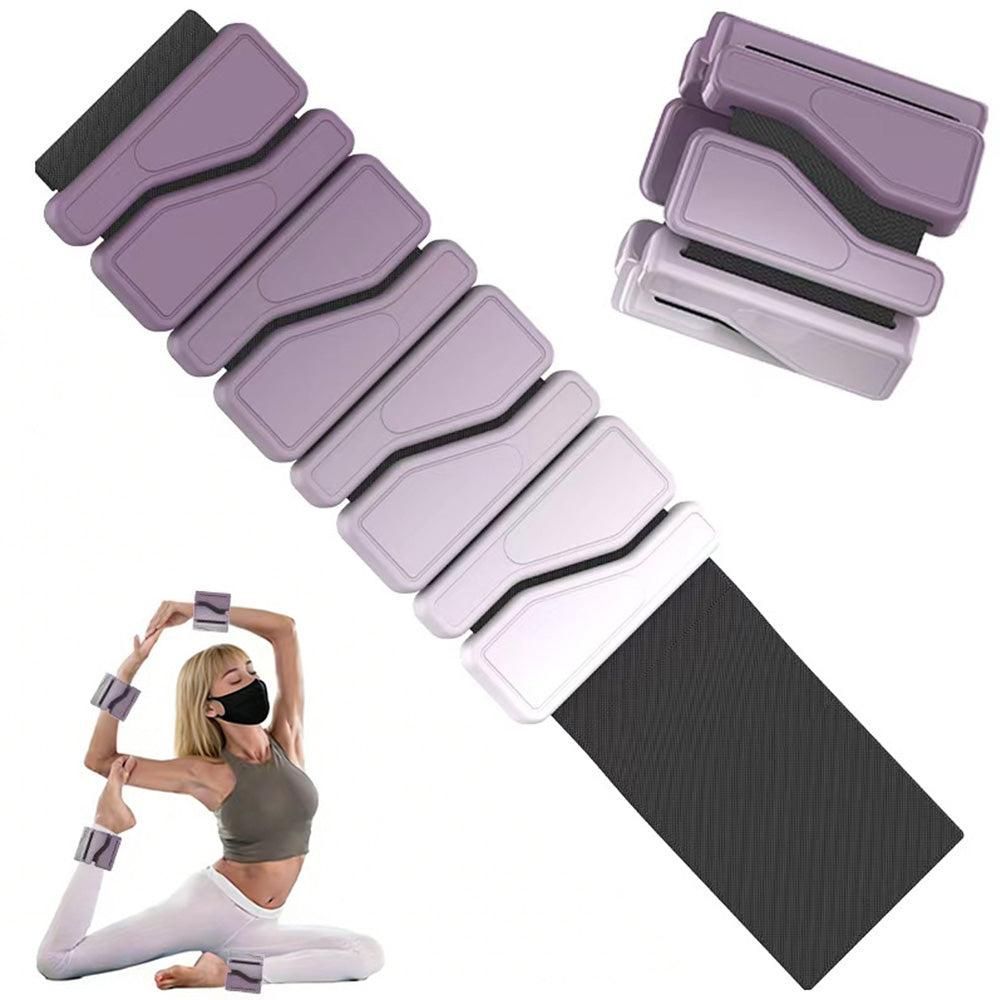 Weighted Silicone Wrist Bands Adjustable for Exercise Fitness & Strength Black V1308-DSZKI-276-1