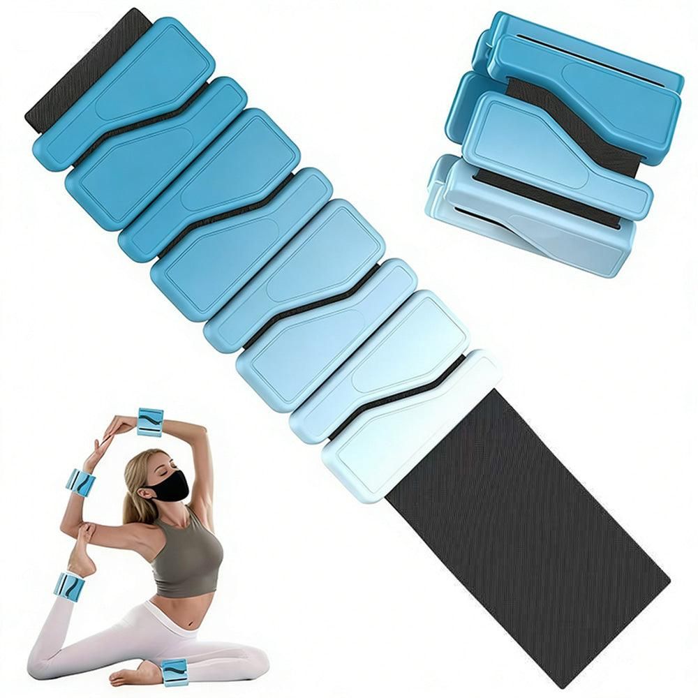 Weighted Silicone Wrist Bands Adjustable for Exercise Fitness & Strength Black V1308-DSZKI-276-1