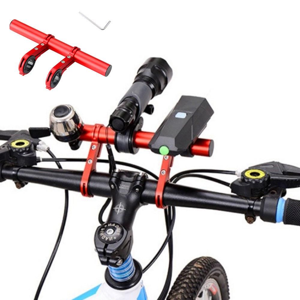 20cm Aluminum Alloy Bicycle Handlebar Extender Mount for Bike Accessories Red V1308-DSZKI-278-1