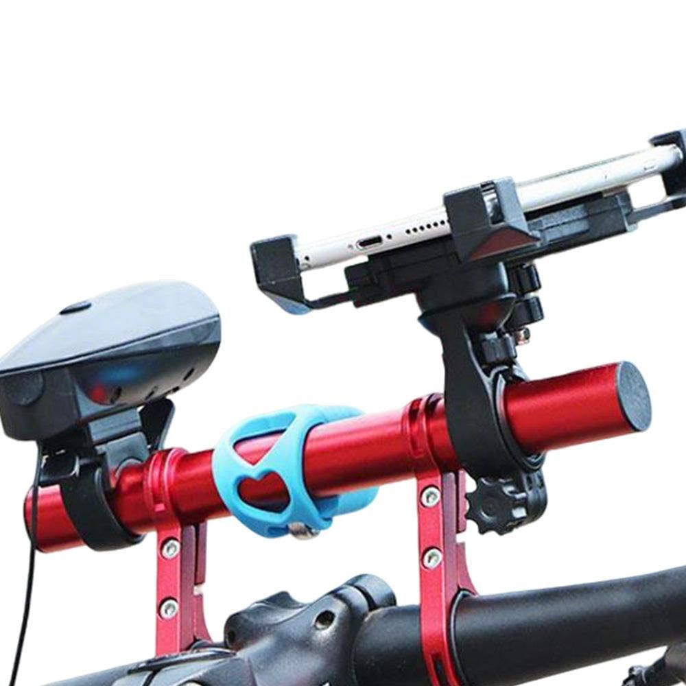 20cm Aluminum Alloy Bicycle Handlebar Extender Mount for Bike Accessories Red V1308-DSZKI-278-1