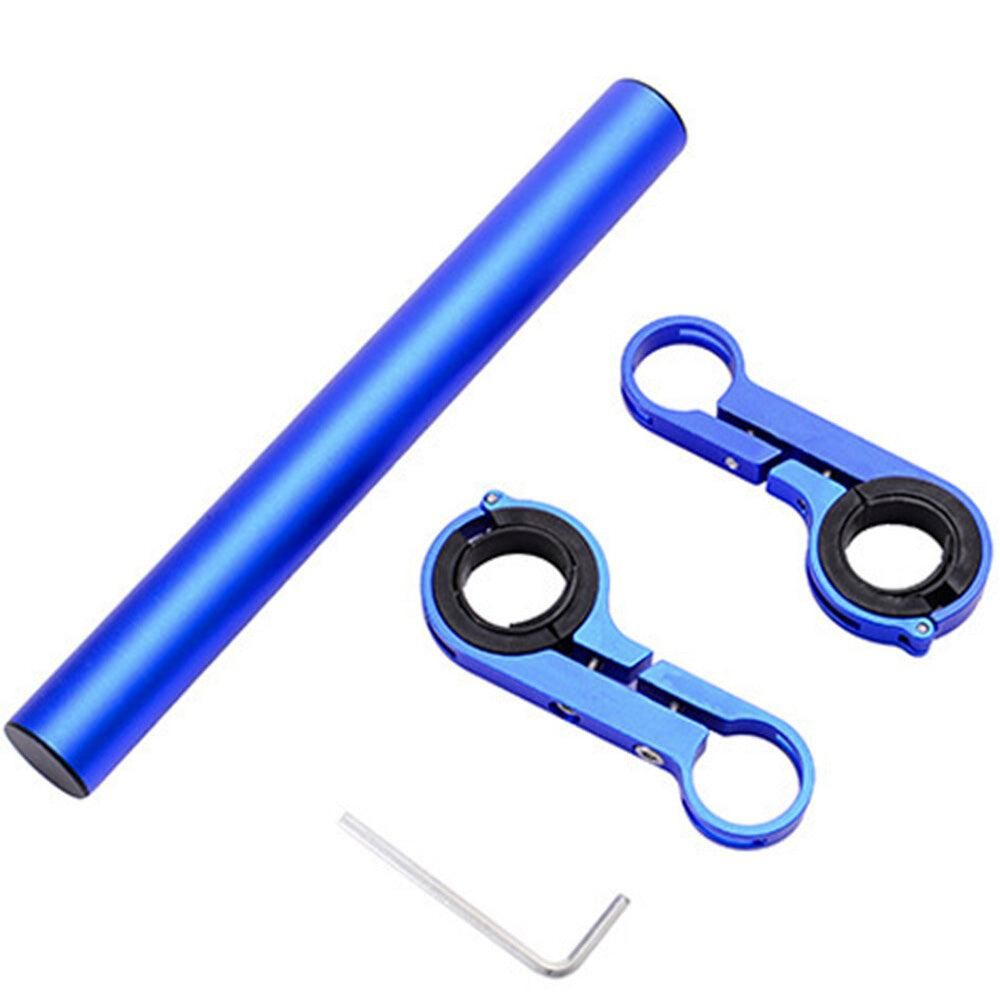 20cm Aluminum Alloy Bicycle Handlebar Extender Mount for Bike Accessories Blue V1308-DSZKI-278-3