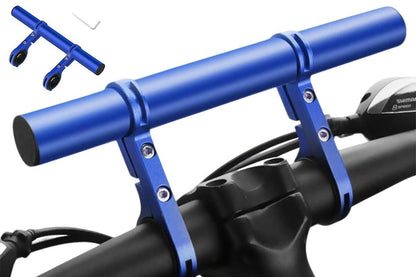 20cm Aluminum Alloy Bicycle Handlebar Extender Mount for Bike Accessories Blue V1308-DSZKI-278-3