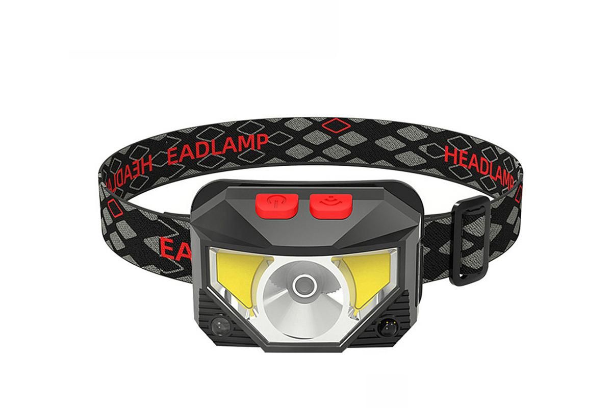Rechargeable Motion Sensor LED Headlamp Head Torch Headlight V1308-DSZKI-28