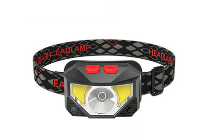 Rechargeable Motion Sensor LED Headlamp Head Torch Headlight V1308-DSZKI-28