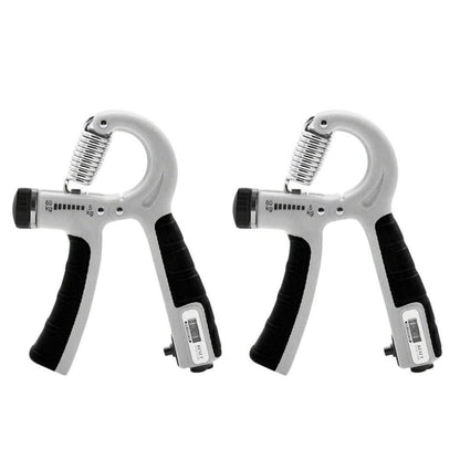 2PCS Adjustable Hand Grip Strengthener with Built-In Counter for Finger and Forearm Training Green V1308-DSZKI-281-3