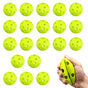 20 Pack Green 9 Inch Soft Training Baseballs Lightweight Hollow Airflow V1308-DSZKI-284