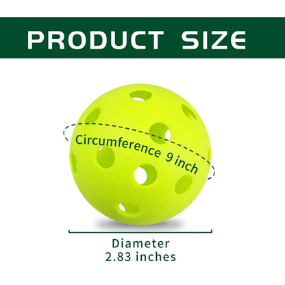 20 Pack Green 9 Inch Soft Training Baseballs Lightweight Hollow Airflow V1308-DSZKI-284