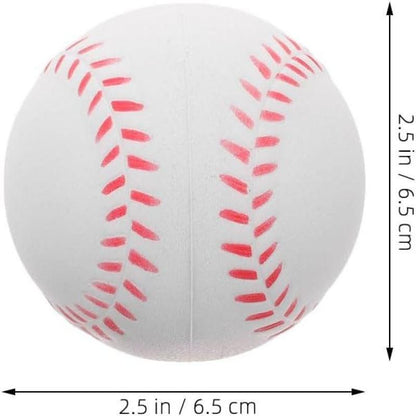 Soft PU Training Baseball 6Pcs Indoor Lightweight Pract Sports Ball Set V1308-DSZKI-286
