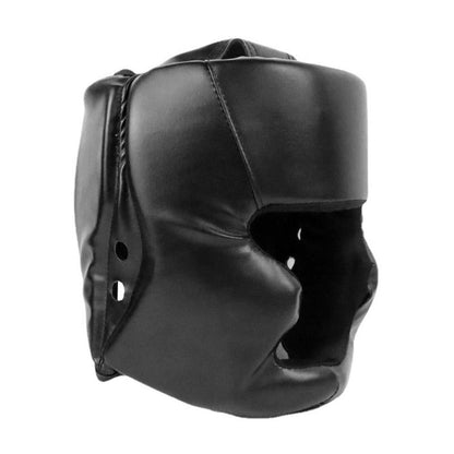 Kickboxing Head Gear for Adults/ MMA Training Spng Maal Arts Boxing Helmet - Black S V1308-DSZKI-288-1