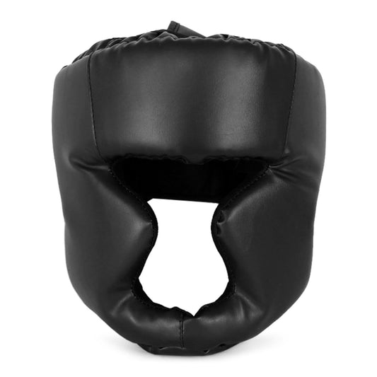 Kickboxing Head Gear for Adults/ MMA Training Spng Maal Arts Boxing Helmet - Black L V1308-DSZKI-288-2