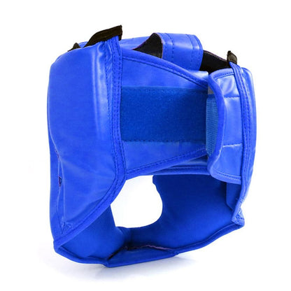 Kickboxing Head Gear for Adults/ MMA Training Spng Maal Arts Boxing Helmet - Blue L V1308-DSZKI-289-2